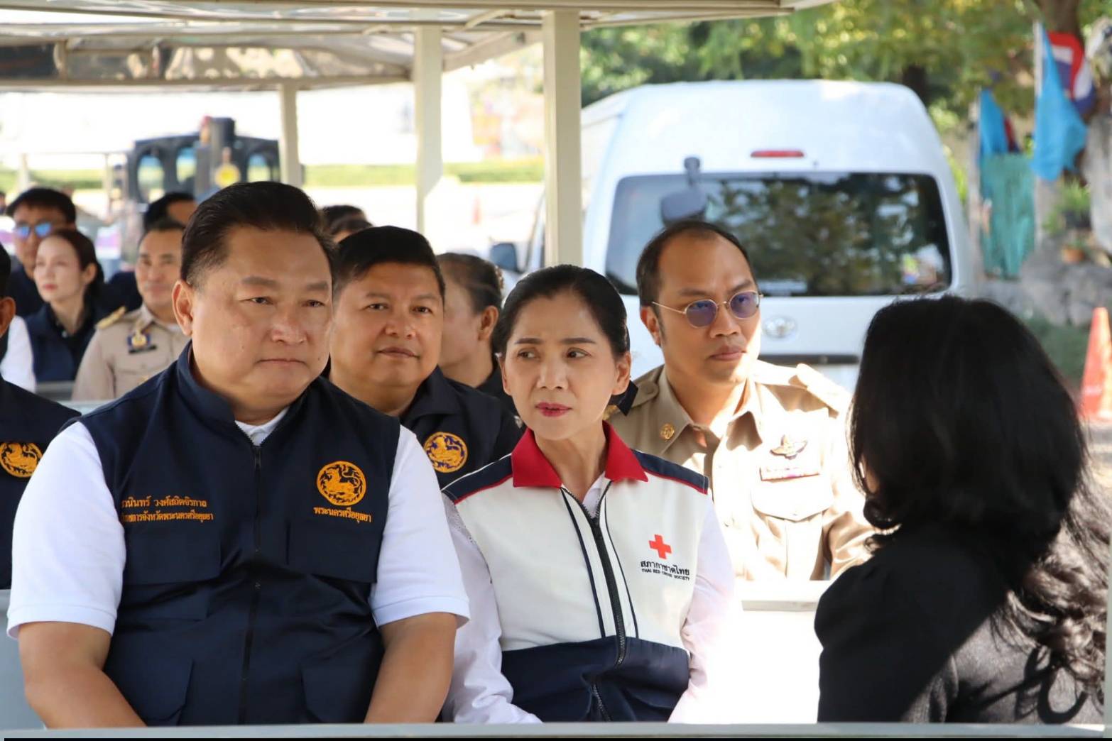 title - นางสาวสิริมา แจ้งกระจ่าง ผู้อำนวยการศูนย์ส่งเสริมและพัฒนาอาชีพเสริมนอกภาคการเกษตร ให้การต้อนรับ นายชวนินทร์ วงศ์สถิตจิรกาล ผู้ว่าราชการจังหวัดพระนครศรีอยุธยา และหัวหน้าส่วนราชการ เข้าเยี่ยมชม แผนกฝึกอบรม ศพส. ณ ศูนย์ส่งเสริมและพัฒนาอาชีพเสริมนอกภาคการเกษตร (ศูนย์ศิลปาชีพ บางไทรฯ (เดิม))